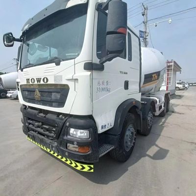 340 Tx HOWO Camión mezclador de hormigón para la construcción pesada y dirección hidráulica