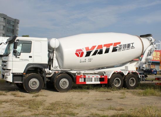 ZZ1257N3647N1 8x4 Camión Sinotruk usado HOWO 380 HP Mezclador de hormigón con alta durabilidad