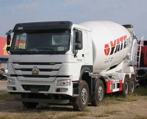 ZZ1257N3647N1 8x4 Camión Sinotruk usado HOWO 380 HP Mezclador de hormigón con alta durabilidad