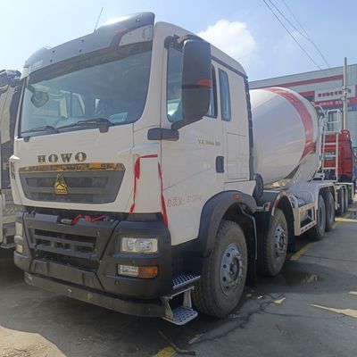 Camión mezclador industrial con sistema de dirección hidráulico y 8 desplazamientos para mezclar