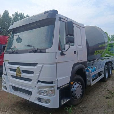 Transmisión manual HOWO 380HP 12m3 Euro 3 6X4 camión mezclador de hormigón de trabajo pesado con neumáticos
