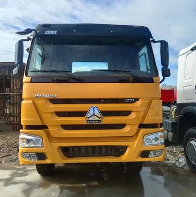 Grupo nacional de camiones pesados Haowo Tractor de transporte de segunda mano Motor de camión &gt; 8L