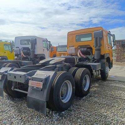 Grupo nacional de camiones pesados Haowo Tractor de transporte de segunda mano Motor de camión &gt; 8L