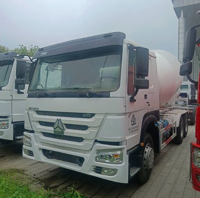 Sinotruk 12m3 380HP camión mezclador de hormigón con sistema de dirección hidráulica de asistencia eléctrica