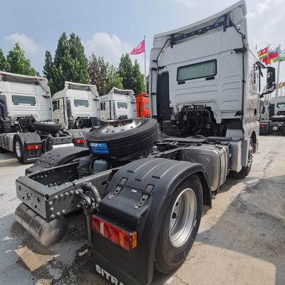 Transmisión manual HOWO Camión tractor con asiento de suspensión de aire personalizado y cómodo