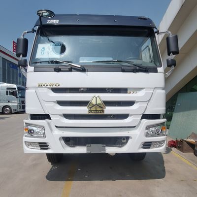 Camión mezclador de hormigón HOWO de acero carbono de carga útil de 30T con dirección hidráulica y neumáticos
