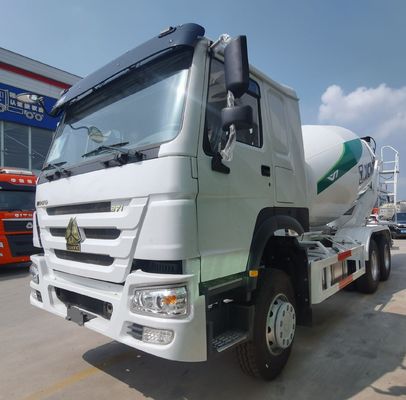 Sistema de dirección hidráulico 6x4 Chasis Sinotruk Equipo de mezcla de hormigón para la construcción