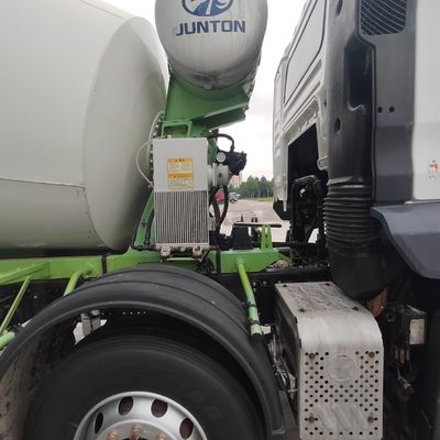 Camión portátil de mezcladora de cemento con dirección hidráulica y asistencia eléctrica