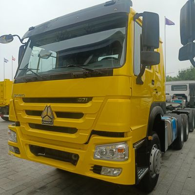 Cabeza de tractor de trabajo pesado HOWO6X4 Trac con asiento del conductor con suspensión neumática