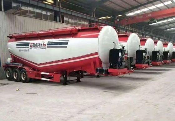 Semirremolque para maíz cacahuetes Trigo Carbón Minerales Auto descarga Transporte de granos