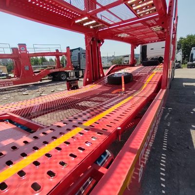 Suspensión aérea remolque de transporte de grano Fuhua para el transporte de grano y auto-dumping