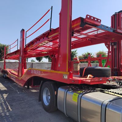 Suspensión aérea remolque de transporte de grano Fuhua para el transporte de grano y auto-dumping