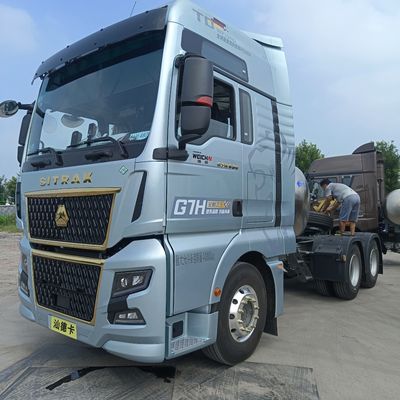 Ventas de camiones de transporte de mercancías con tractor a gas Shandeka 630HP 6X4