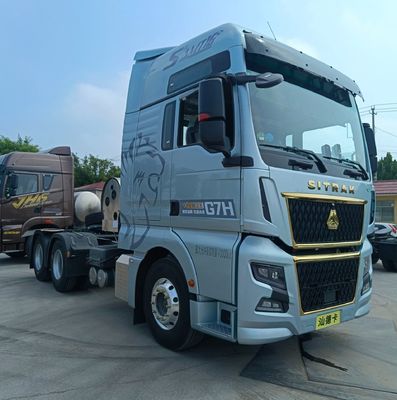 Shandeka 6X4 Camión de transporte de tracción de gas para largas distancias Capacidad del motor&gt; 8L 30 días de retorno