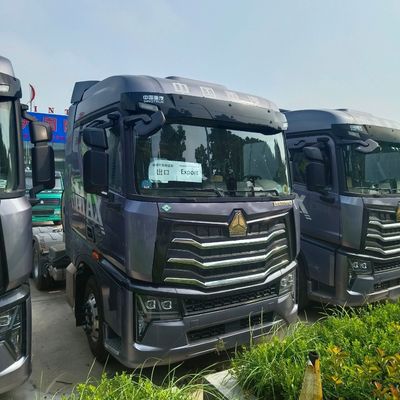 Camión pesado de transmisión automática Euro6 HOWO GNL Tractor Trailer Head para trabajos pesados