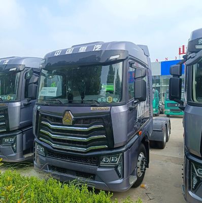 Camión pesado nacional HOWO 6X4 con transmisión automática de GNL Camión polivalente