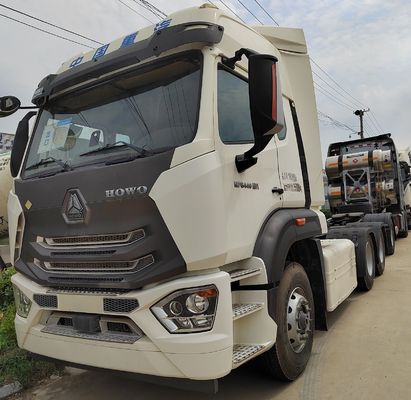 Tamaño del paquete personalizado HOWO N 440/460HP 6X4 camiones tractores de GNL/GNC para transporte de carga