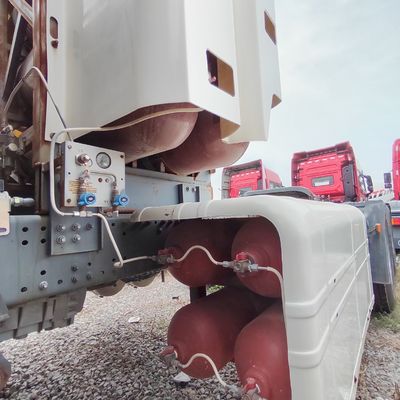 Diseño de neumáticos sin tubos Sinotruck personalizado de segunda mano Sitrak HOWO 6X4 Tractor de GNC