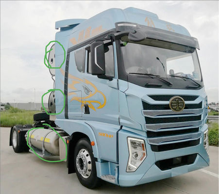 Camión tractor FAW X6000 de GNL y GNC personalizado con 580 CV