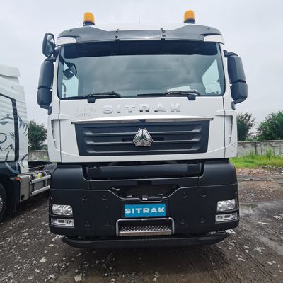 Capacidad Transmisión manual Sinotruk Sitrak Tractor de GNC para transporte de larga distancia