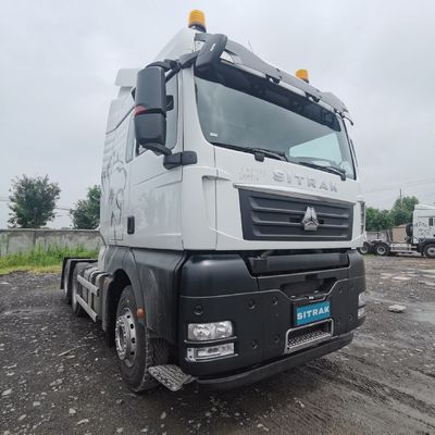 Capacidad Transmisión manual Sinotruk Sitrak Tractor de GNC para transporte de larga distancia