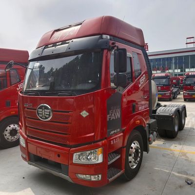 FAW J6p Gas 6X4 Tractor para soluciones de transporte Certificación de neumáticos ECE