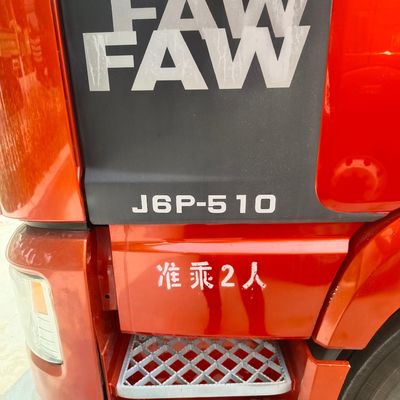 FAW J6p Gas 6X4 Tractor para soluciones de transporte Certificación de neumáticos ECE