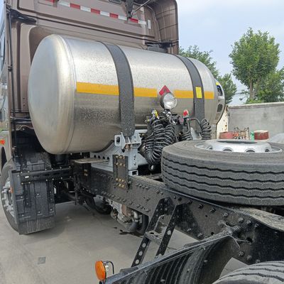 Camión de gas diesel de liberación 4*2 con dirección asistida y material de caja de carga de acero al carbono