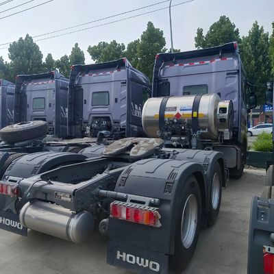 Camión tractor de GNL HOWO de 2024 personalizado de 480 a 700 CV para el transporte