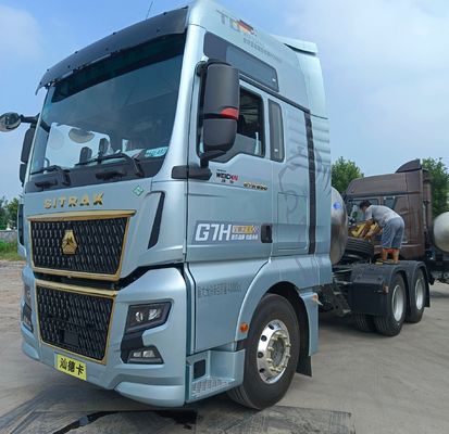 2024 Shandeka G7h Gas LNG camión tractor 6 * 4 630HP camión de transporte cabeza de tractor