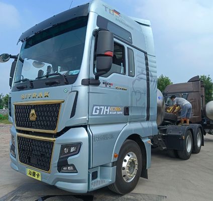 2024 Shandeka G7h Gas LNG camión tractor 6 * 4 630HP camión de transporte cabeza de tractor