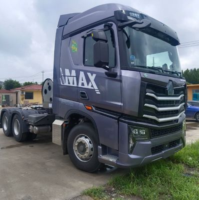 Euro6 HOWO Max Gas LNG540HP Vehículo de transporte de tracción con transmisión automática para 2024