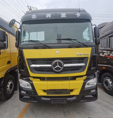 6X4 remolque de tractor Beiben con neumáticos sin tubo de dirección hidráulica y acreditado ISO