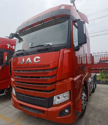 Camión diesel JAC 6X4 para necesidades de remolque de trabajo pesado y asiento del conductor asiento de suspensión aérea